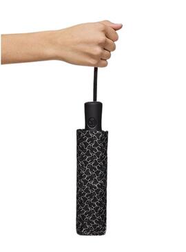 Ombrello Tous pieghevole mille orsi nero per donna