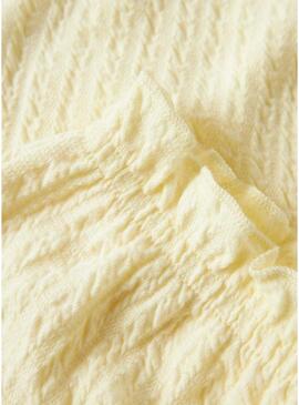 Pantaloni Name It Filura gialli per ragazze