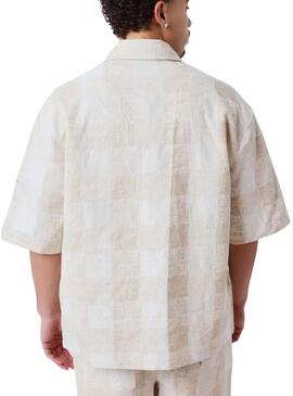 Camicia Project x Paris Jacquard beige per uomo