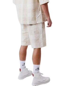 Progetto Bermuda x Paris Jacquard beige per uomo.