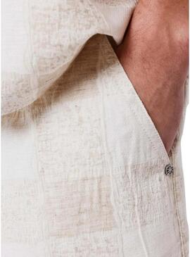 Progetto Bermuda x Paris Jacquard beige per uomo.