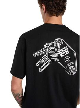 Maglietta Dickies Plain City nera per uomo