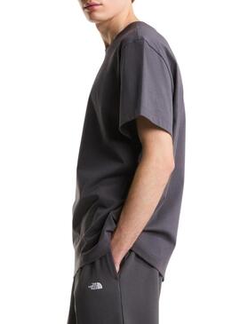 Maglietta The North Face minimalista antracite per uomo.