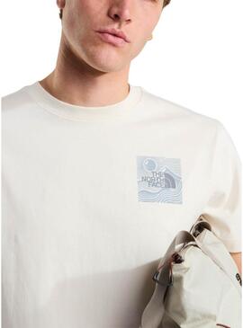 Maglietta The North Face Mountain beige per uomo