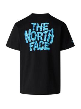 Maglietta The North Face Drip Logo nera per uomo