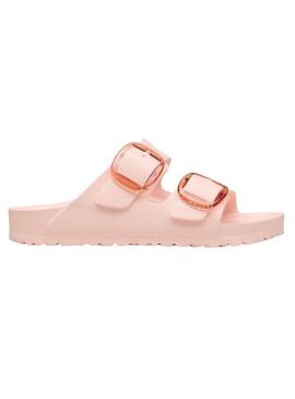 Sandali Birkenstock Arizona Big Buckle Eva rosa per donna.