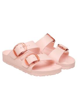 Sandali Birkenstock Arizona Big Buckle Eva rosa per donna.