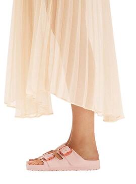 Sandali Birkenstock Arizona Big Buckle Eva rosa per donna.