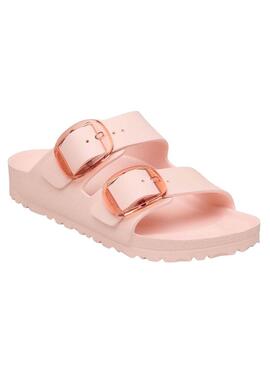 Sandali Birkenstock Arizona Big Buckle Eva rosa per donna.