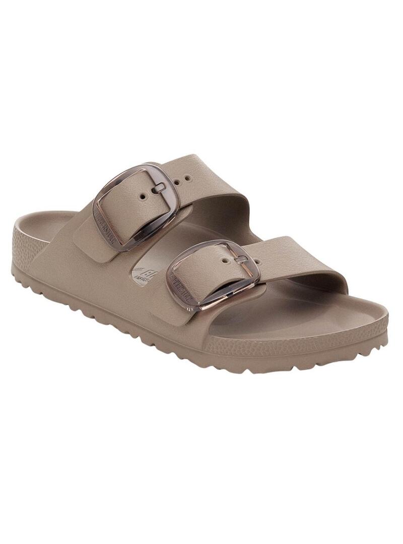 Sandali Birkenstock Arizona Big Buckle Eva beige per donna