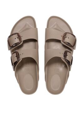 Sandali Birkenstock Arizona Big Buckle Eva beige per donna