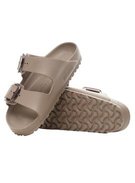 Sandali Birkenstock Arizona Big Buckle Eva beige per donna