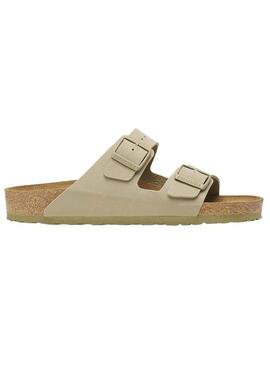Sandali Birkenstock Arizona verde per donna.