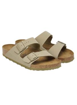 Sandali Birkenstock Arizona verde per donna.