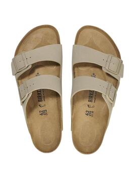 Sandali Birkenstock Arizona verde per donna.