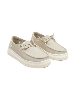 Scarpe Walkin Pitas Menton beige per donna