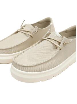 Scarpe Walkin Pitas Menton beige per donna