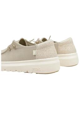 Scarpe Walkin Pitas Menton beige per donna