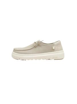 Scarpe Walkin Pitas Menton beige per donna