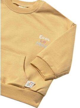 Felpa Mayoral palloncini senape per neonato