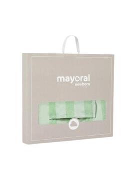 Accappatoio Mayoral coccodrillo verde menta per bambini