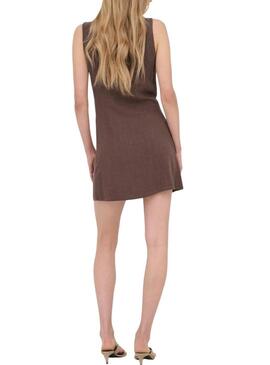 Abito Only Siesta marrone da donna