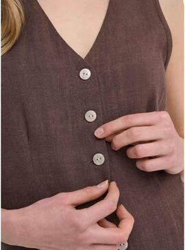 Abito Only Siesta marrone da donna