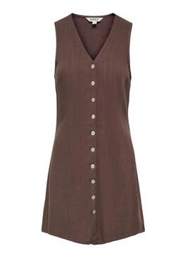 Abito Only Siesta marrone da donna