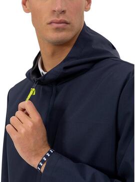 Parka Il Polipo impermeabile blu scuro per uomo