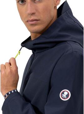 Parka Il Polipo impermeabile blu scuro per uomo