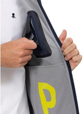 Parka Il Polipo impermeabile blu scuro per uomo