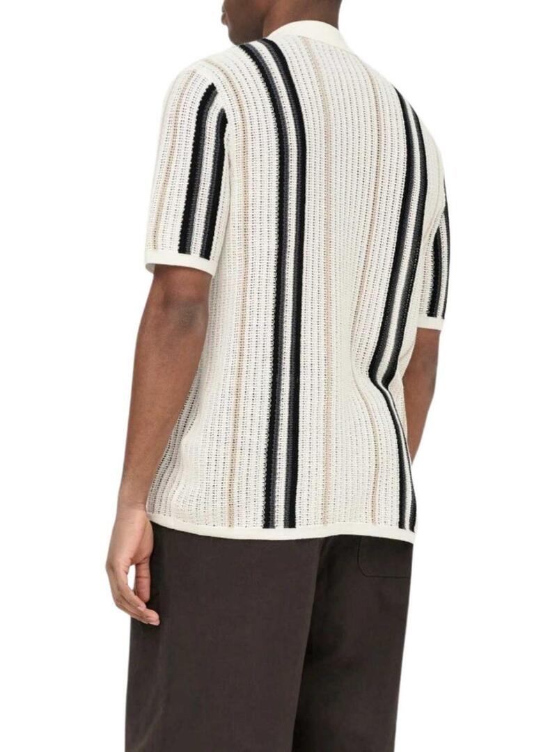 Polo Only and Sons Leon beige per uomo