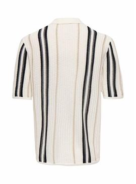 Polo Only and Sons Leon beige per uomo