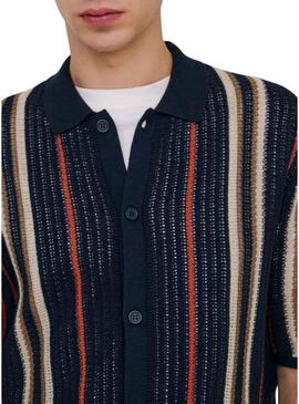 Polo Only and Sons Leon blu navy per uomo