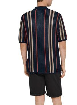 Polo Only and Sons Leon blu navy per uomo