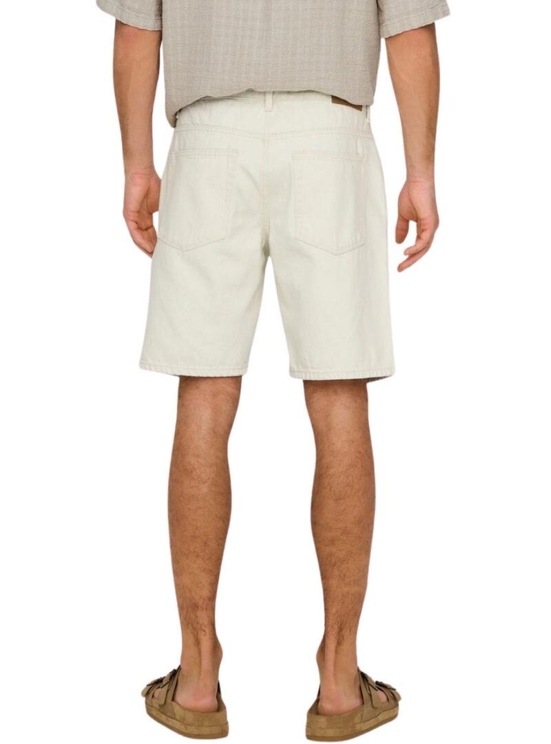 Bermudas Only and Sons Sedge beige per uomo