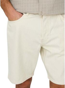 Bermudas Only and Sons Sedge beige per uomo
