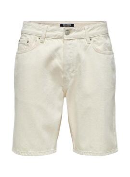 Bermudas Only and Sons Sedge beige per uomo