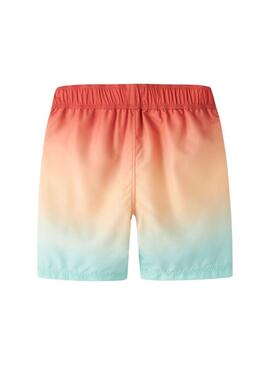 Costume da bagno Name It Zoccas Tie Dye corallo per ragazzo