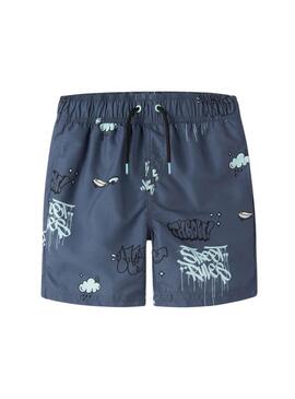 Costume da bagno Name It Zatoony blu per bambino.