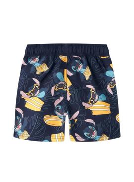 Costume da bagno Name It Mouritz Stitch marino per bambino