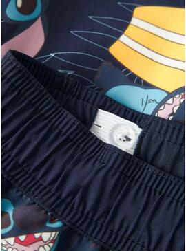 Costume da bagno Name It Mouritz Stitch marino per bambino
