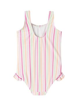 Costume Name It Zilua a righe multicolor per ragazze