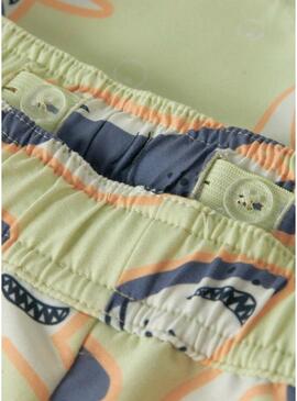 Costume da bagno Name It Zice lima per ragazzi