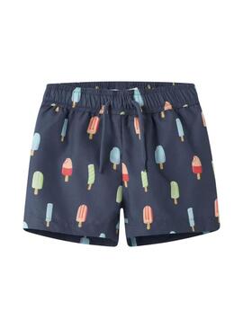 Costume da bagno Name It Zice blu marino per bambino