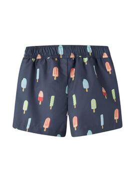 Costume da bagno Name It Zice blu marino per bambino