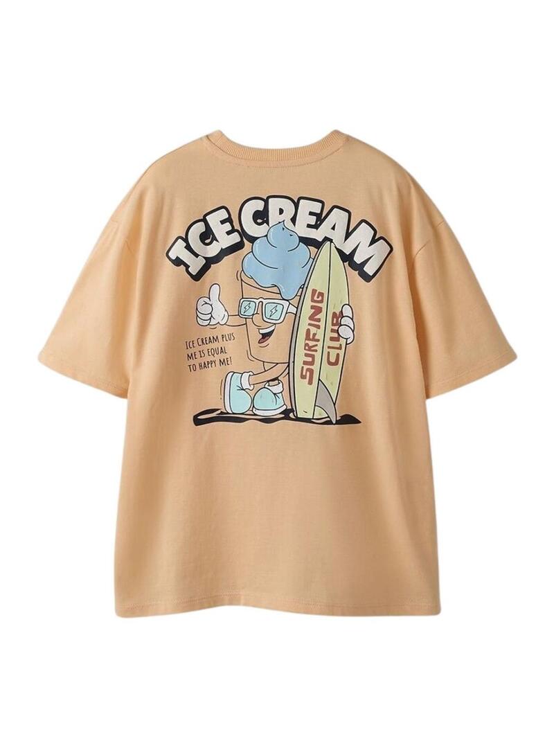 Maglietta Name It Foxe corallo per bambino.