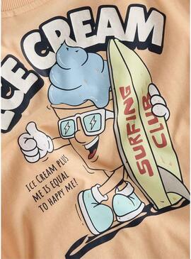 Maglietta Name It Foxe corallo per bambino.