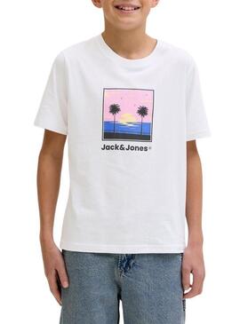 Maglietta bianca per bambino Jack and Jones Perry
