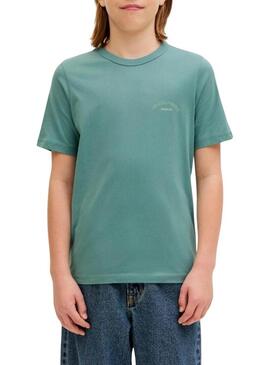 Maglietta Jack and Jones College verde per bambino